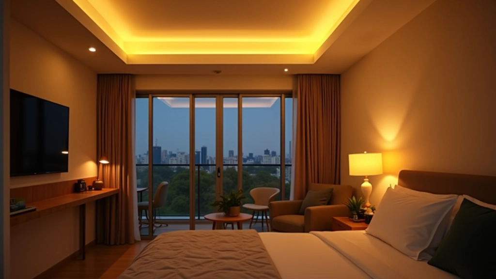 HDB living room with layered lighting setup including ceiling lights, wall sconces, and floor lamps creating warm ambiance